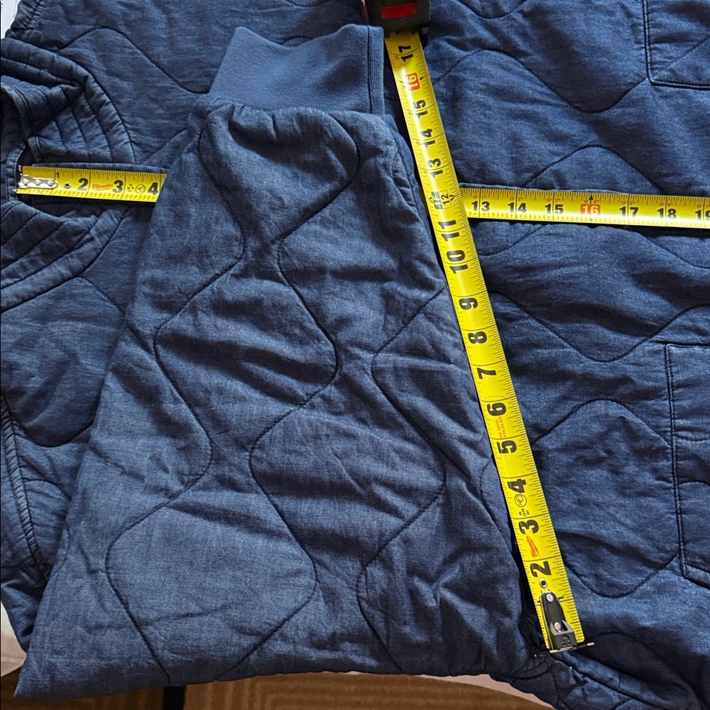 Blue Fleet Street Quilted Women's Puffer Jacket sz 2X - Picture 12 of 12